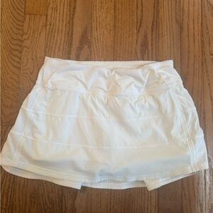 White lululemon Athletic tennis Skirt